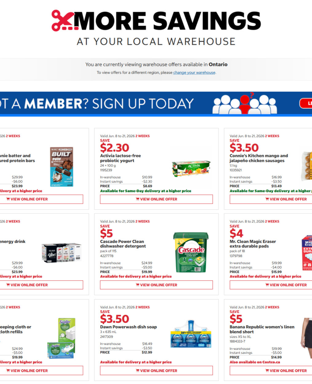 Costco Canada Flyer